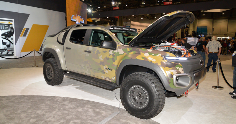 Chevrolet Silverado ZH2 Hydrogen Fuel Cell Military Field Testing Vehicle 2016 